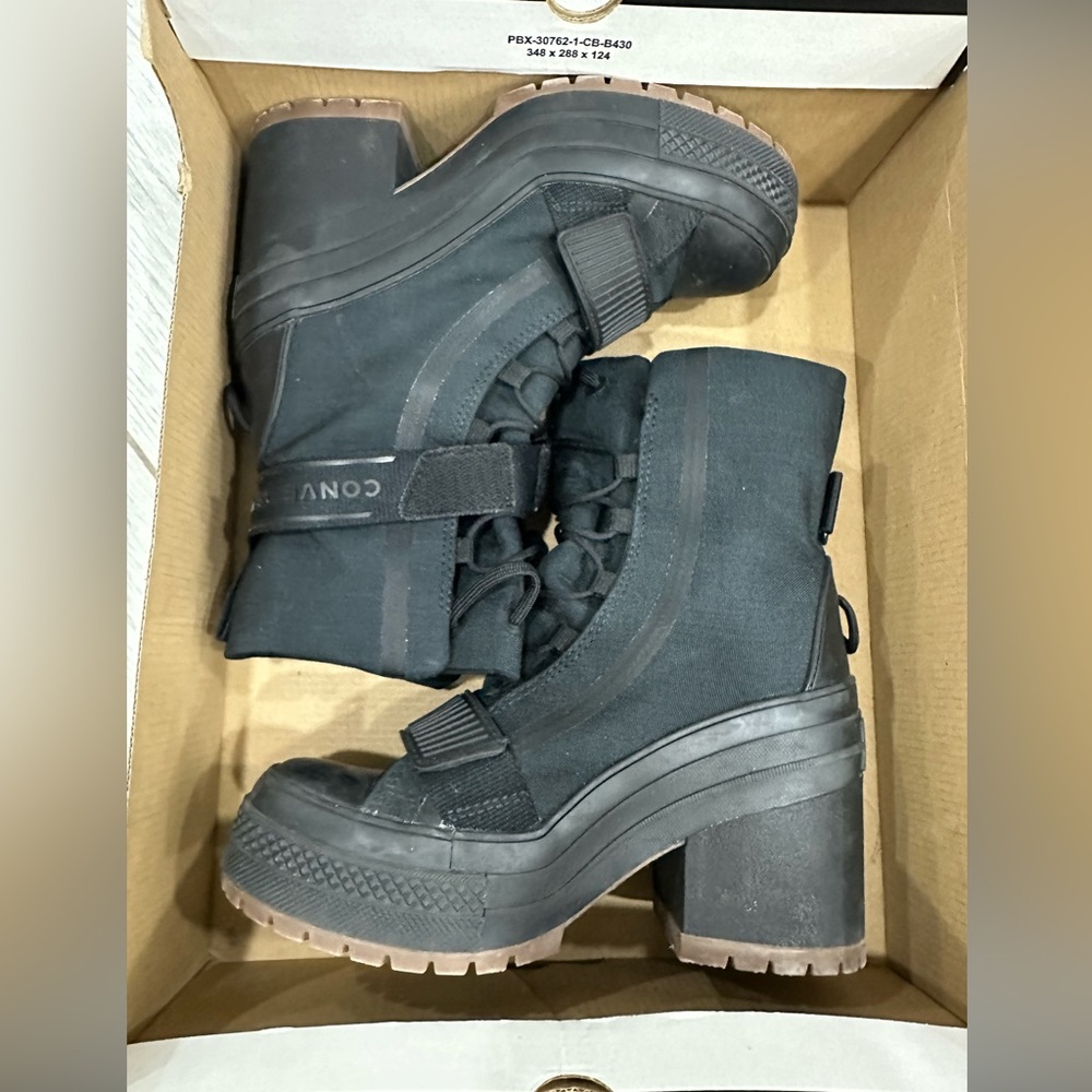 Converse combat black boots